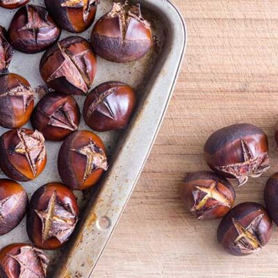 La ricetta delle castagne al forno. Come fare le castagne al forno