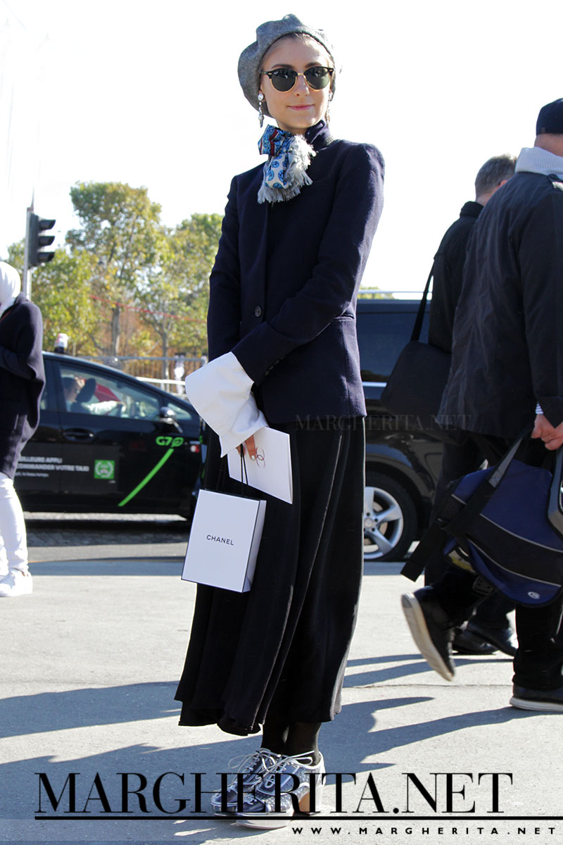 Streetstyle. Un look molto parigina. Fatevi ispirare