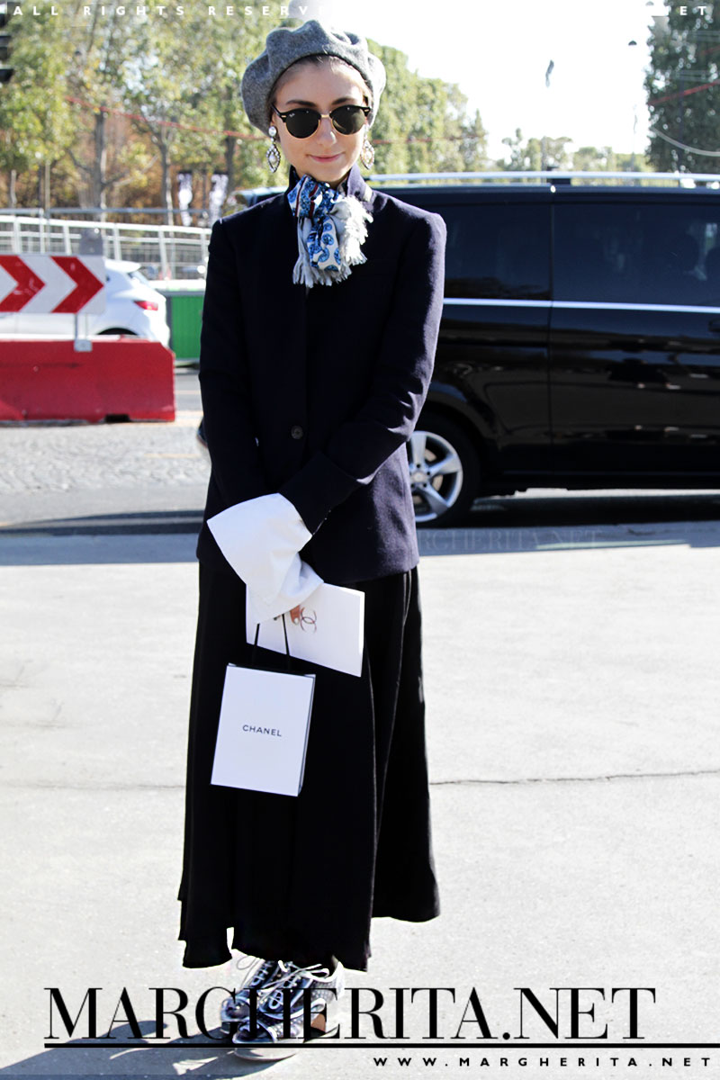 Streetstyle. Un look molto parigina. Fatevi ispirare