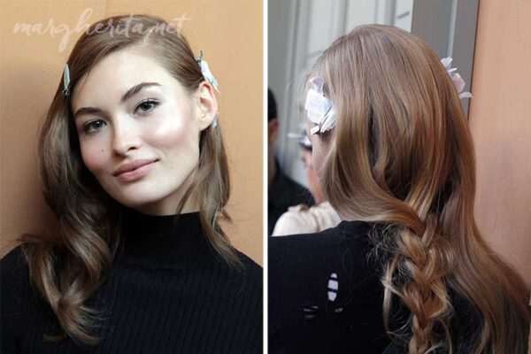 Le tendenze capelli donna per il 2017 - Backstage Ermanno Scervino PE2017