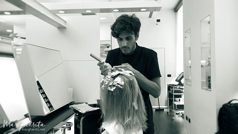 Total hair makeover. Nuovo colore, nuova frangia, nuovo taglio di capelli con Franco Curletto - Hair Stylist