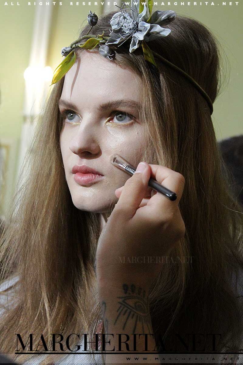 Backstage Luisa Beccaria Autunno Inverno 2017 2018 - Foto Charlotte Mesman