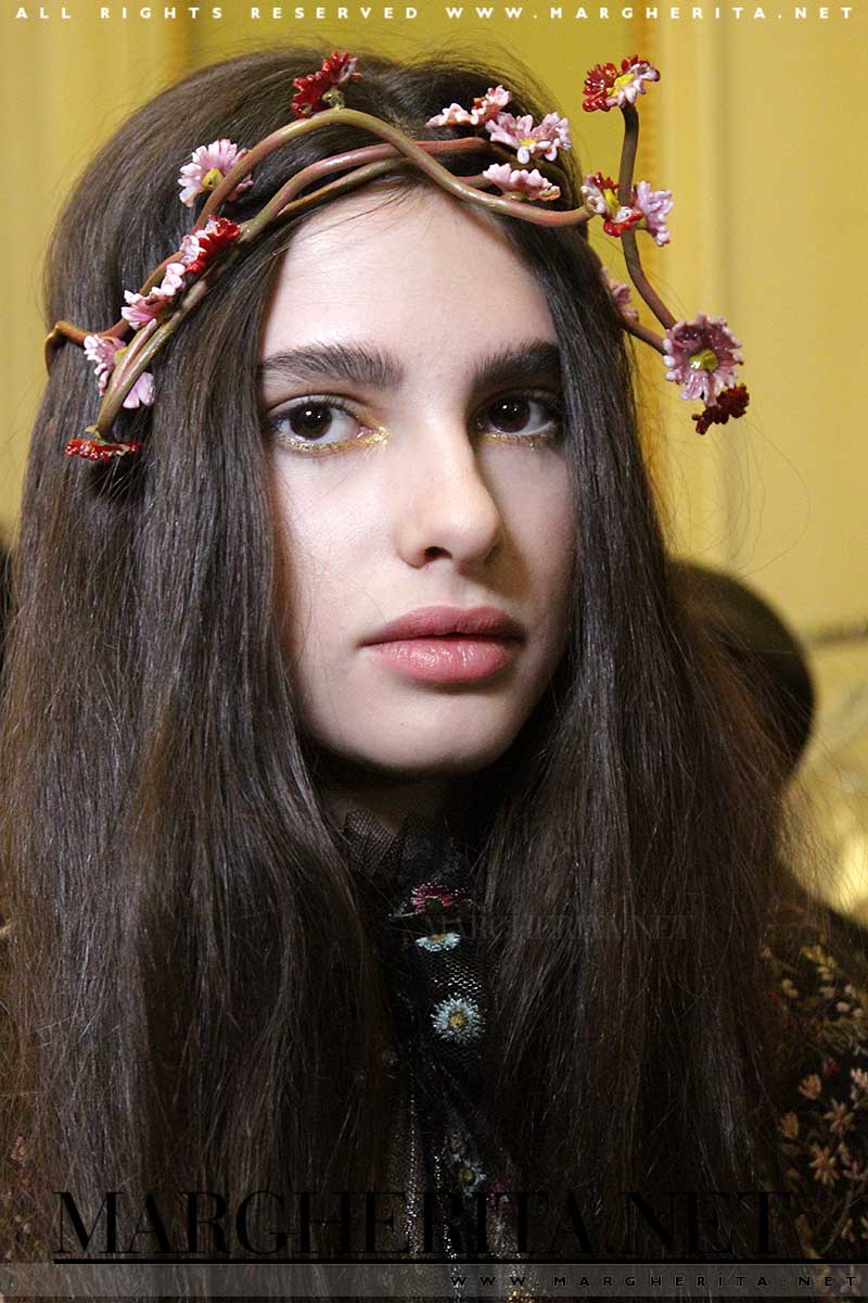 Backstage Luisa Beccaria Autunno Inverno 2017 2018 - Foto Charlotte Mesman
