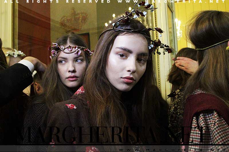 Backstage Luisa Beccaria Autunno Inverno 2017 2018 - Foto Charlotte Mesman