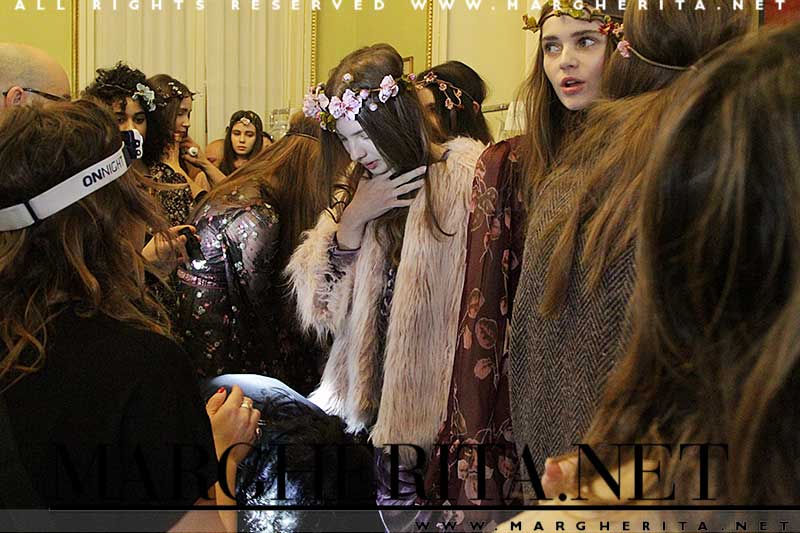 Backstage Luisa Beccaria Autunno Inverno 2017 2018 - Foto Charlotte Mesman