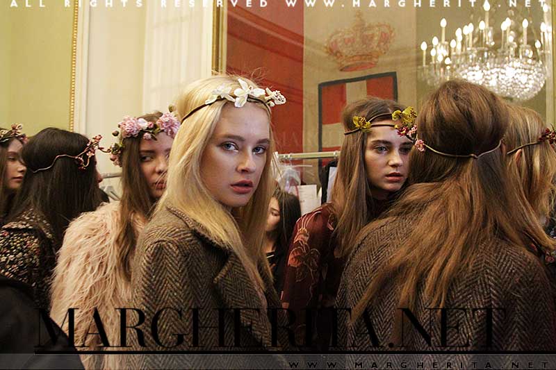 Backstage Luisa Beccaria Autunno Inverno 2017 2018 - Foto Charlotte Mesman