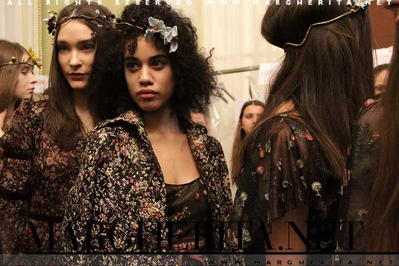 Backstage Luisa Beccaria Autunno Inverno 2017 2018 - Foto Charlotte Mesman