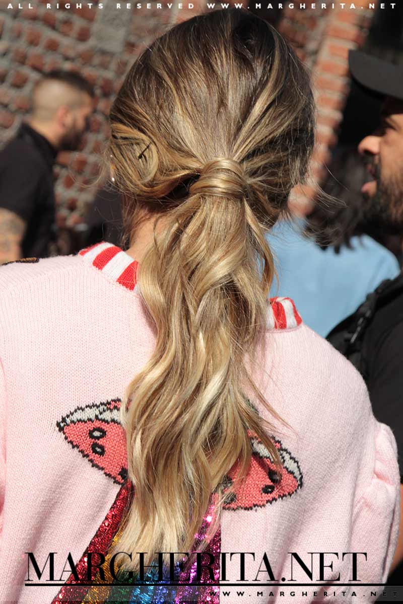 Street style 2018. Acconciature da VIP
