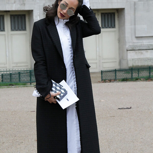 Moda & street style. Il bianco e nero alla Coco Chanel