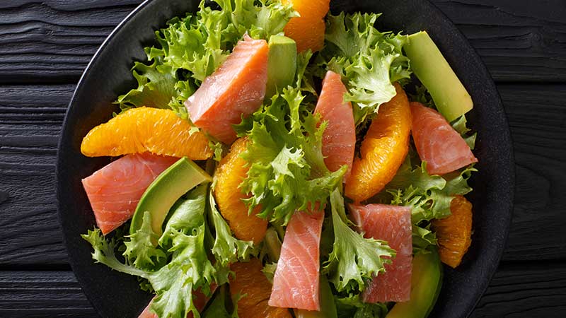 Insalata di arance e salmone affumicato - Le ricette di cucina di Margherita.net