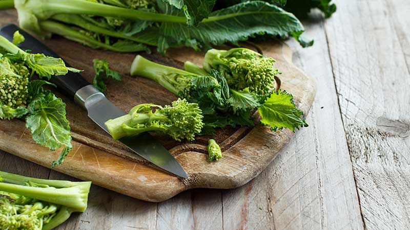 Fusilli alle cime di rapa e olive taggiasche