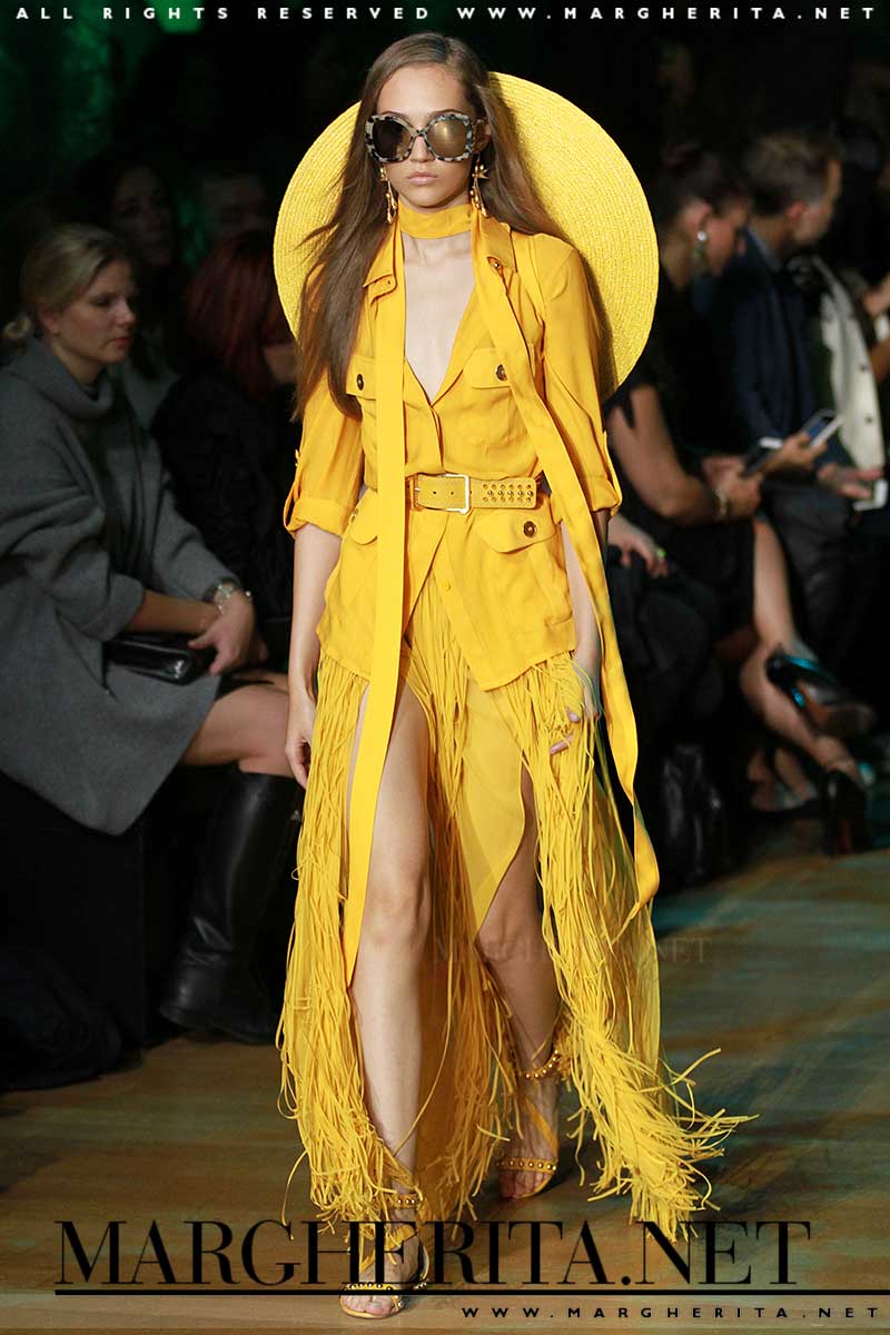 Colore di moda: il giallo. Elie Saab PE 2018. ph. Mauro PIlotto