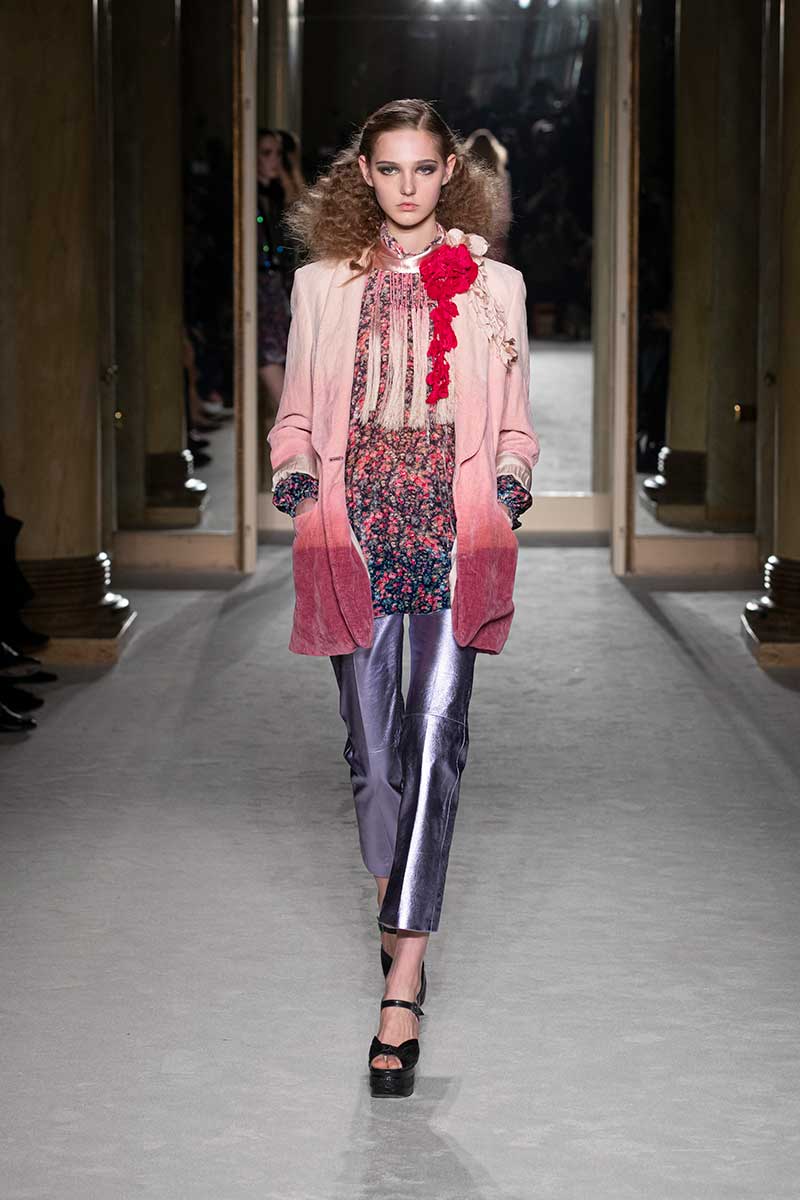 Tendenze moda autunno inverno 2020 2021. I nuovi colori di moda. Sfilata Alberta Ferretti. Photo: courtesy of Alberta Ferretti