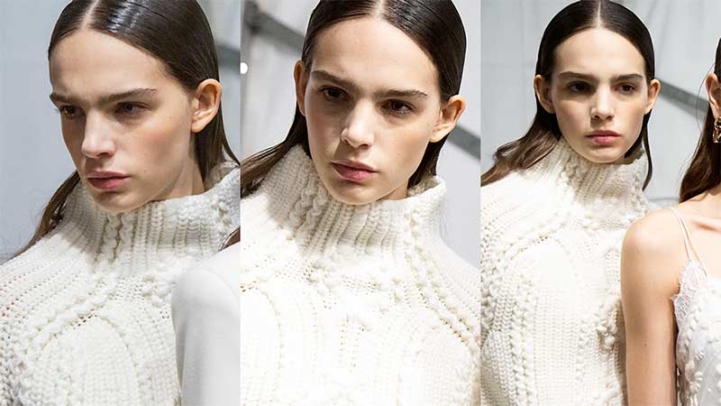 La nuova moda autunno inverno 2020 2021. Un maglione trendy? Ecco i nuovi modelli per l’inverno - Sfilata Ermanno Scervino Foto Charlotte Mesman