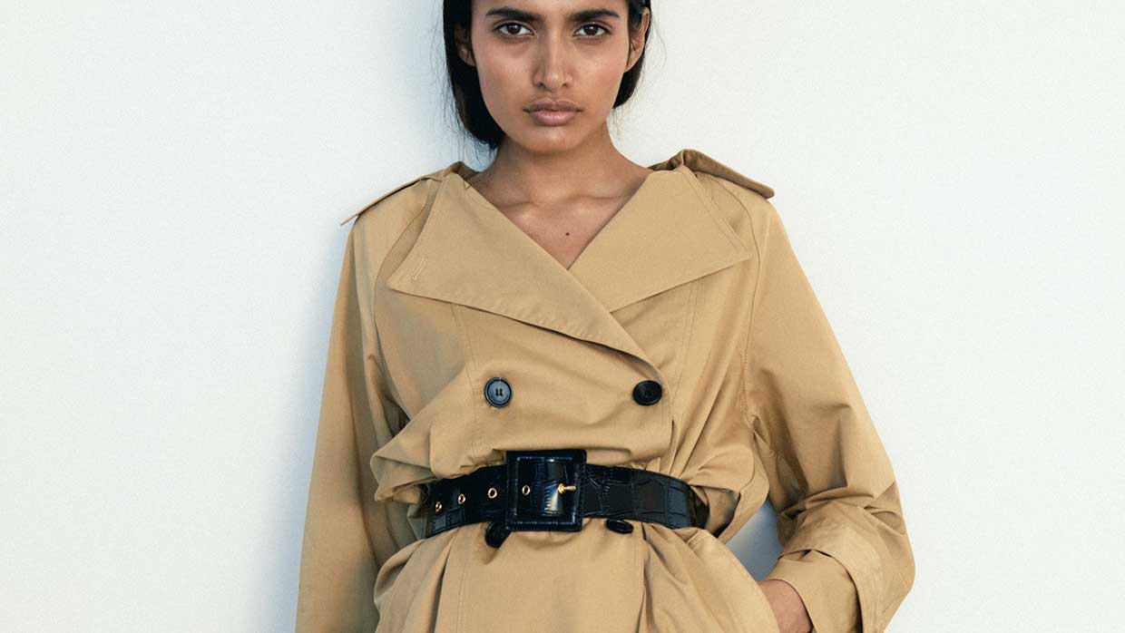 trench donna primaverile