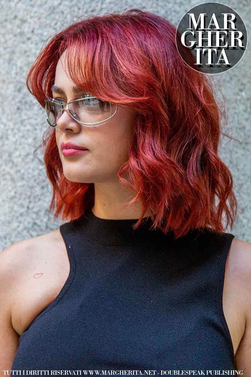 Tendenze colore capelli. Questo è il rosso con cui (chi lo vorrà) coloreremo i nostri capelli quest’autunno - Foto Charlotte Mesman