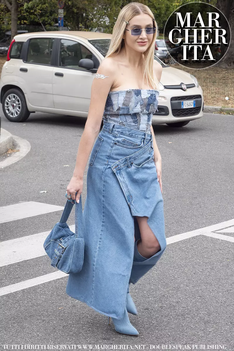 Moda streetstyle tendenze denim 2023