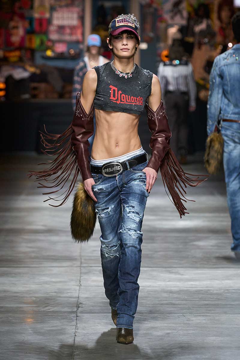 DSQUARED2 Fall Winter 2023 2024 Co-ed Collection - Photo courtesy of Dsquared2