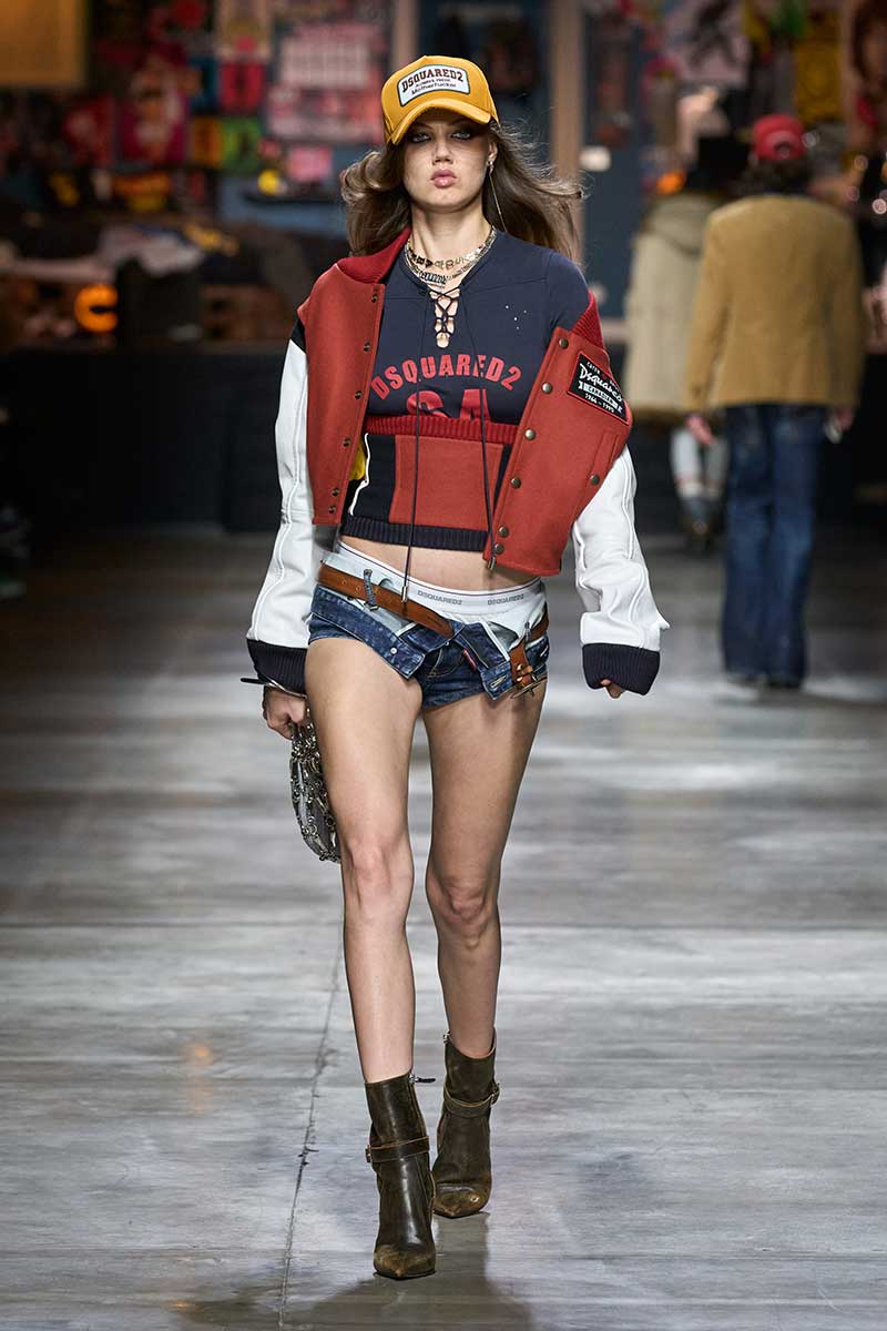 Dsquared2 sfilata autunno inverno 2023 2024 - Photo courtesy of Dsquared2