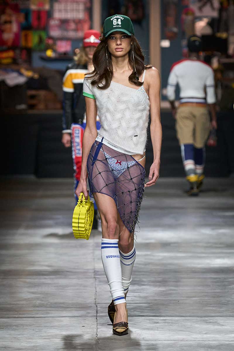 Dsquared2 sfilata autunno inverno 2023 2024 - Photo courtesy of Dsquared2