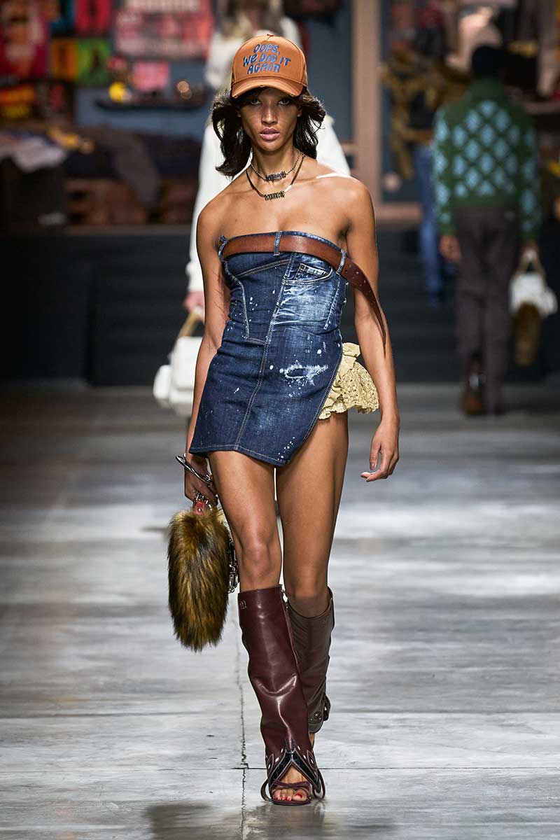 Dsquared2 sfilata autunno inverno 2023 2024 - Photo courtesy of Dsquared2