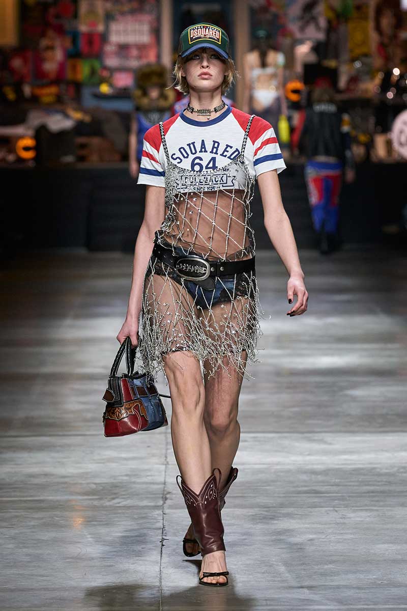 Dsquared2 sfilata autunno inverno 2023 2024 - Photo courtesy of Dsquared2