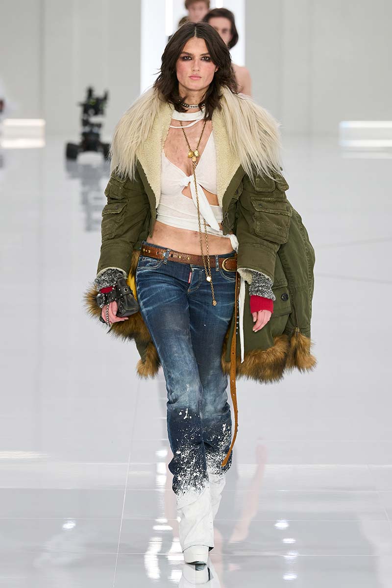 La collezione moda di Dsquared2 per l'autunno inverno 2024 2025 - Photo courtesy of Dsquared2