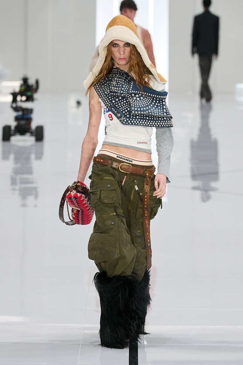 La collezione moda di Dsquared2 per l'autunno inverno 2024 2025 - Photo courtesy of Dsquared2