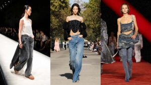 Le principali tendenze moda jeans e denim per il 2024 - Photo courtesy of MM6 Maison Margiela, Stella McCartney, Diesel