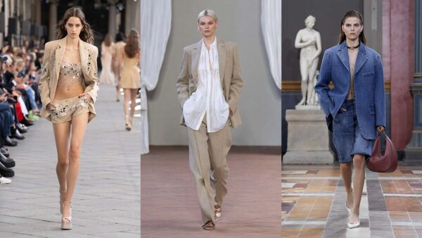 Tendenze moda primavera estate 2024. Ecco come indossare il blazer questa stagione - Photo courtesy of Ermanno Scervino, Alberta Ferretti, Valentino