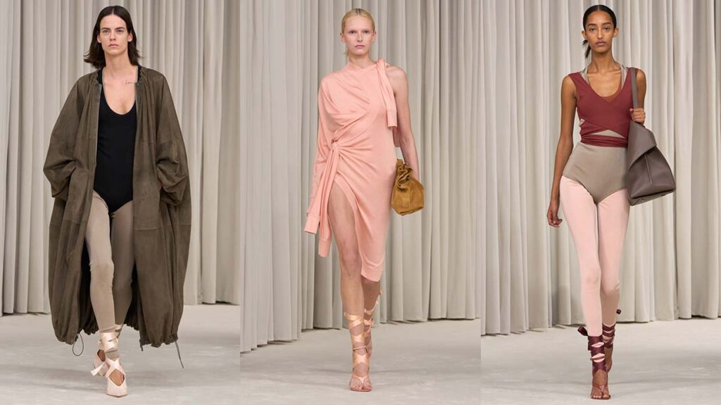 Ballet core. Il trend moda primavera estate 2025 - Photo courtesy of Ferragamo