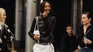 Streetstyle in bianco e nero alla Copenhagen Fashion Week - Photo courtesy of Copenhagen Fashion Week. Ph. Noor-u-nisa-Khan
