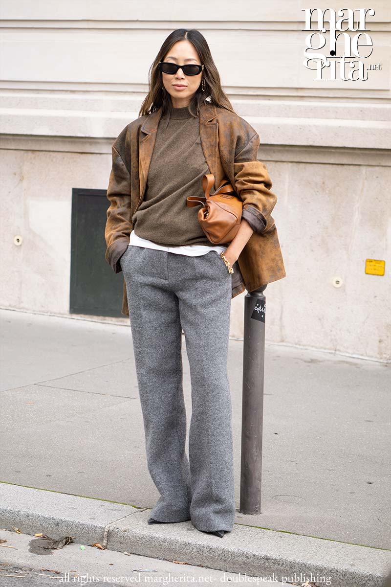 Le tendenze moda street style avvistate da Miu Miu per l’inverno 2025 - Photo Charlotte Mesman