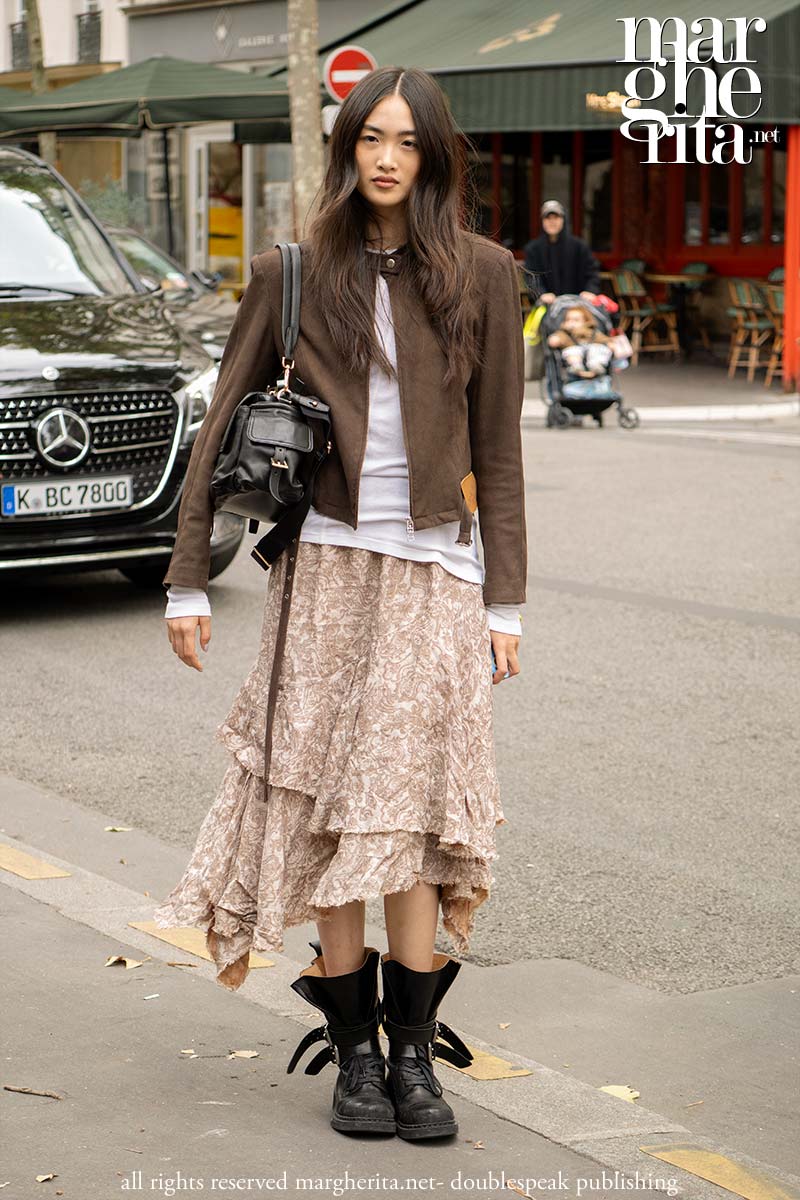 Moda street style inverno 2025 2026 - Gli stivali delle modelle - Photo Charlotte Mesman