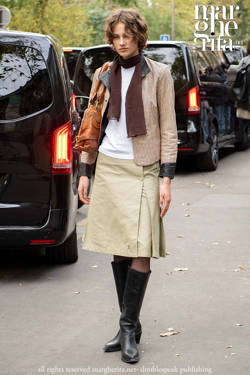 Moda street style inverno 2025 2026 - Gli stivali delle modelle - Photo Charlotte Mesman