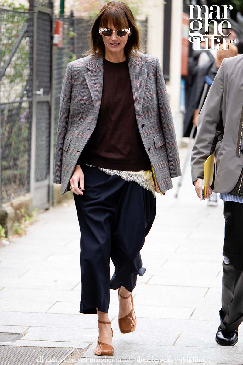 Quadri nella moda invernale: dal classico tartan ai motivi maschili - Photo Charlotte Mesman