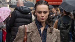 Quadri nella moda invernale: dal classico tartan ai motivi maschili - Photo Charlotte Mesman