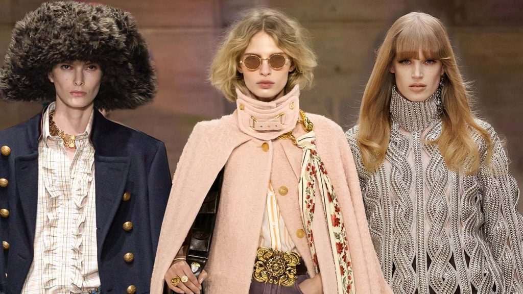 Tendenze moda autunno inverno 2026 2027 - Photo courtesy of Etro, Chloé, McQueen
