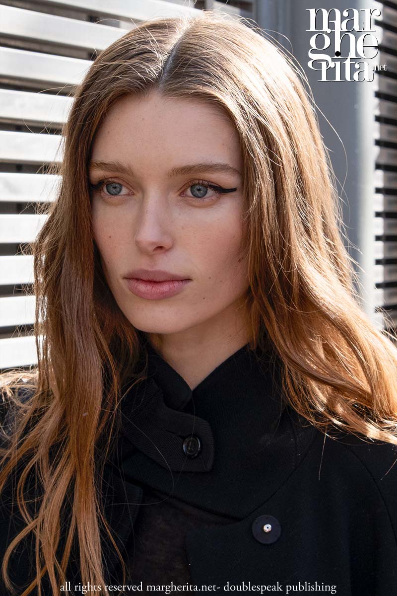 Per il makeup look Courrèges inverno 2026 ti basta un eyeliner - Photo ADVERSUS