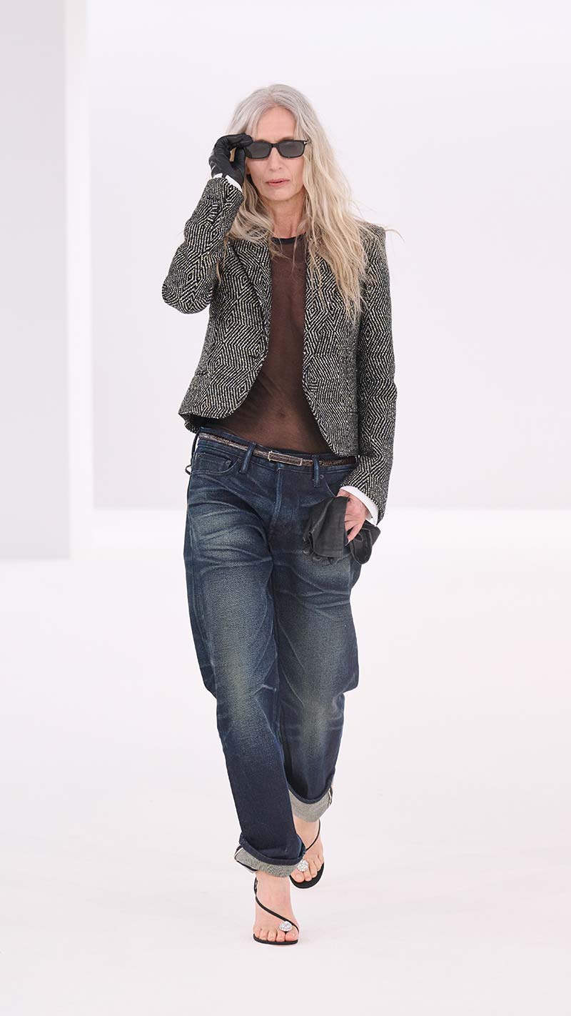 I jeans sulle passerelle autunno inverno 2026 2027: ecco le tendenze denim da conoscere - Photo courtesy of Tom Ford