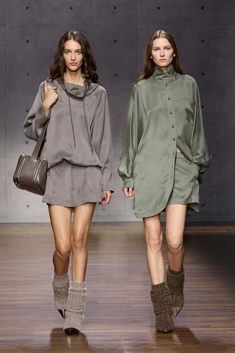 Tendenza moda autunno 2026: gli scaldamuscoli - Photo courtesy of Emporio Armani
