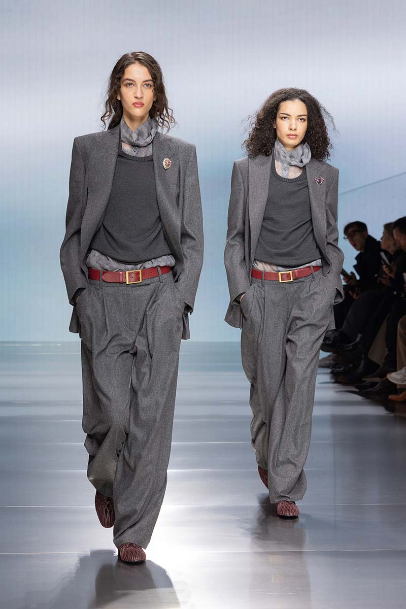 Tailleur pantalone autunno inverno 2026-2027 - Photo courtesy of Giorgio Armani