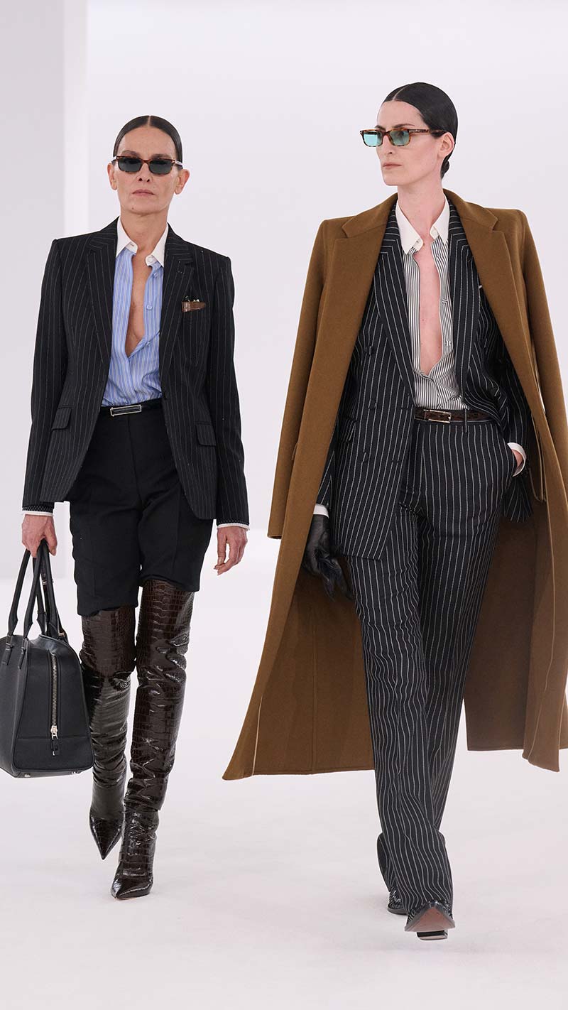 Tailleur pantalone autunno inverno 2026-2027 - Photo courtesy of Tom Ford