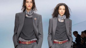 Tailleur pantalone autunno inverno 2026-2027 - Photo courtesy of Giorgio Armani