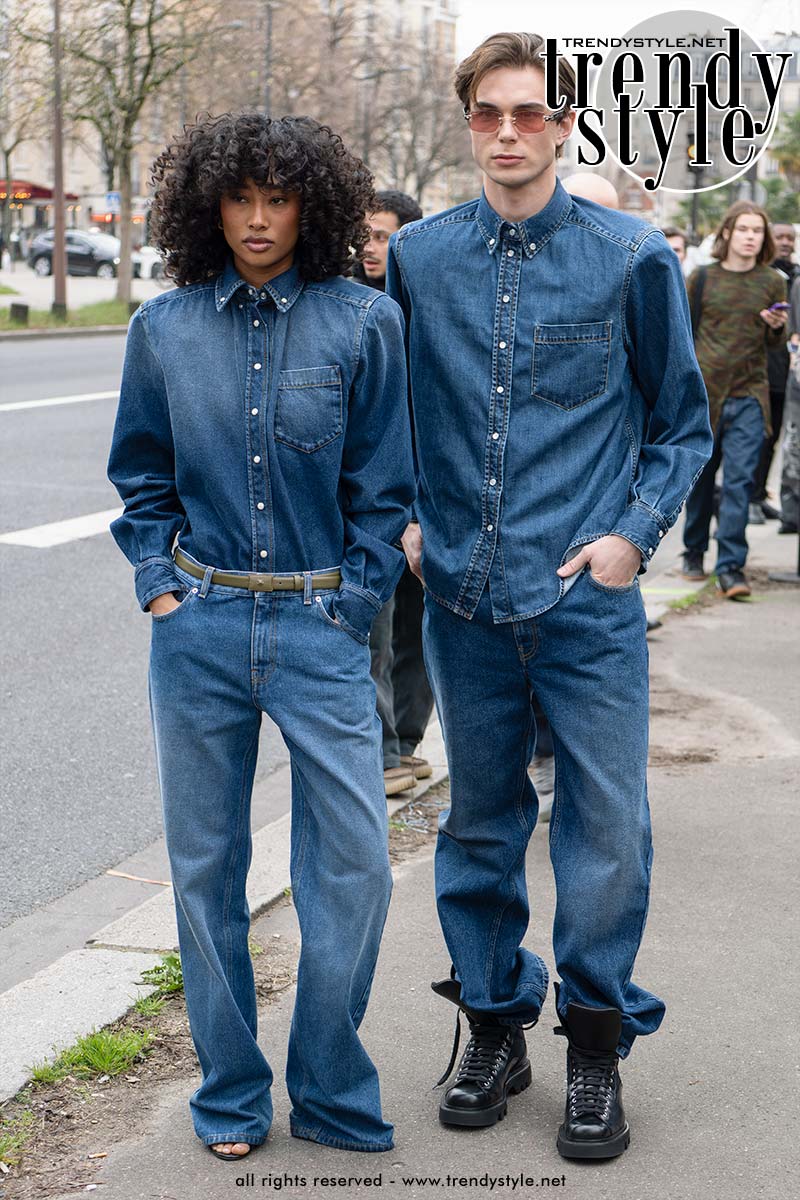 Total denim: le tendenze per l'autunno/inverno 2026-2027 -Photo Charlotte Mesman