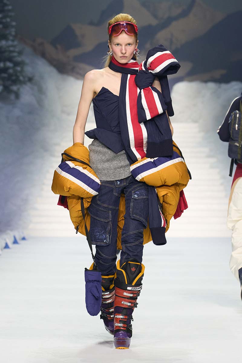Gli skinny jeans tornano per l'inverno 2026-2027, ma in una versione diversa - Photo courtesy of Dsquared2
