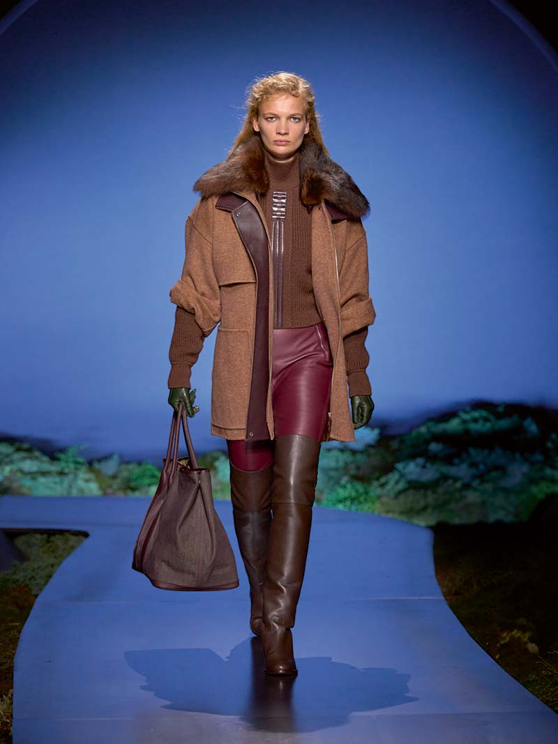 Tendenze moda inverno 2026: il marrone è il nuovo nero - Photo courtesy of Hermès
