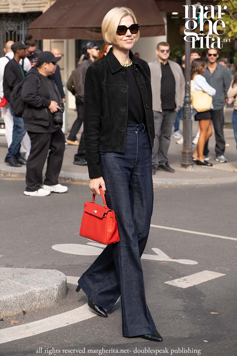 I jeans look della Paris Fashion Week - Photo Charlotte Mesman