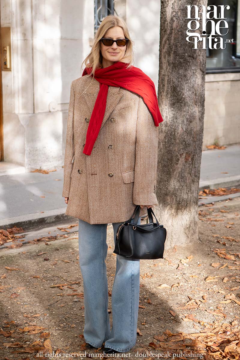 I jeans look della Paris Fashion Week - Photo Charlotte Mesman