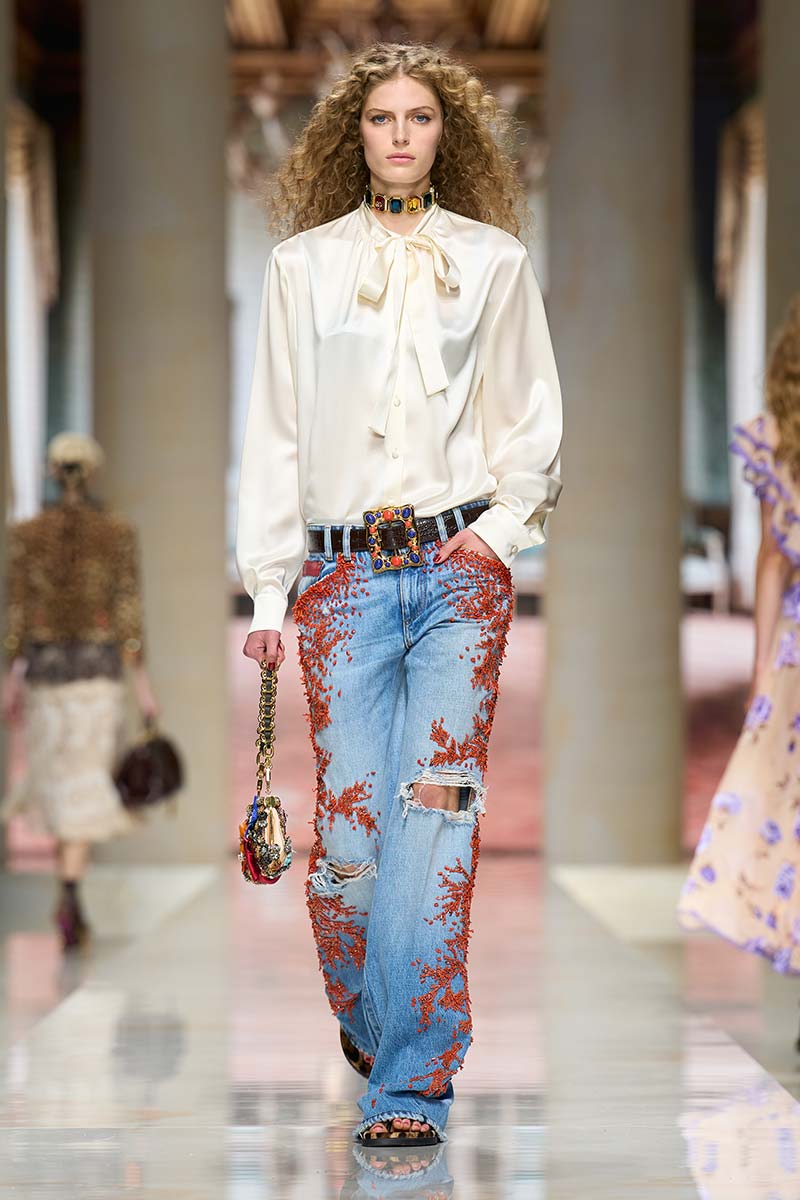 I jeans dell’estate 2027 visti da Dolce & Gabbana sono incredibili - Photo courtesy of Dolce & Gabbana